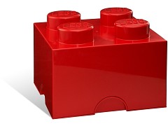 Конструктор LEGO (ЛЕГО) Gear 5001385   4-stud Red Storage Brick