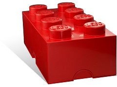 Конструктор LEGO (ЛЕГО) Gear 5001388  8-stud Red Storage Brick