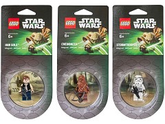 Конструктор LEGO (ЛЕГО) Gear 5002824  Han Solo, Chewbacca and Stormtrooper Magnets