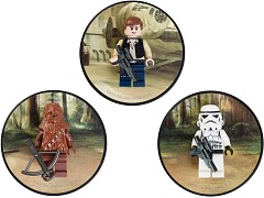 Конструктор LEGO (ЛЕГО) Gear 5002824  Han Solo, Chewbacca and Stormtrooper Magnets