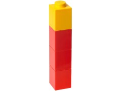 Конструктор LEGO (ЛЕГО) Gear 5004897  Square Drinking Bottle – Red with Yellow Lid