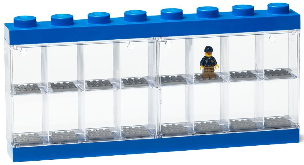 LEGO Minifigure Display Case 16 (Blue) set 5005772