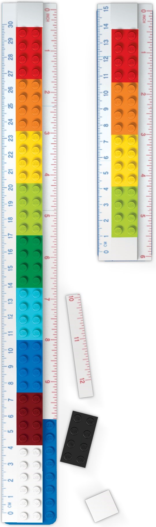 LEGO Buildable Ruler with Construction Worker Minifigure set 5010100