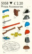 Конструктор LEGO (ЛЕГО) Service Packs 5058  Pirate Accessories