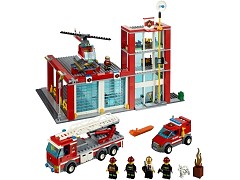 Конструктор LEGO (ЛЕГО) City 60004  Fire Station