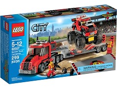 Конструктор LEGO (ЛЕГО) City 60027 Транспортёр Монстрогрузовика Monster Truck Transporter