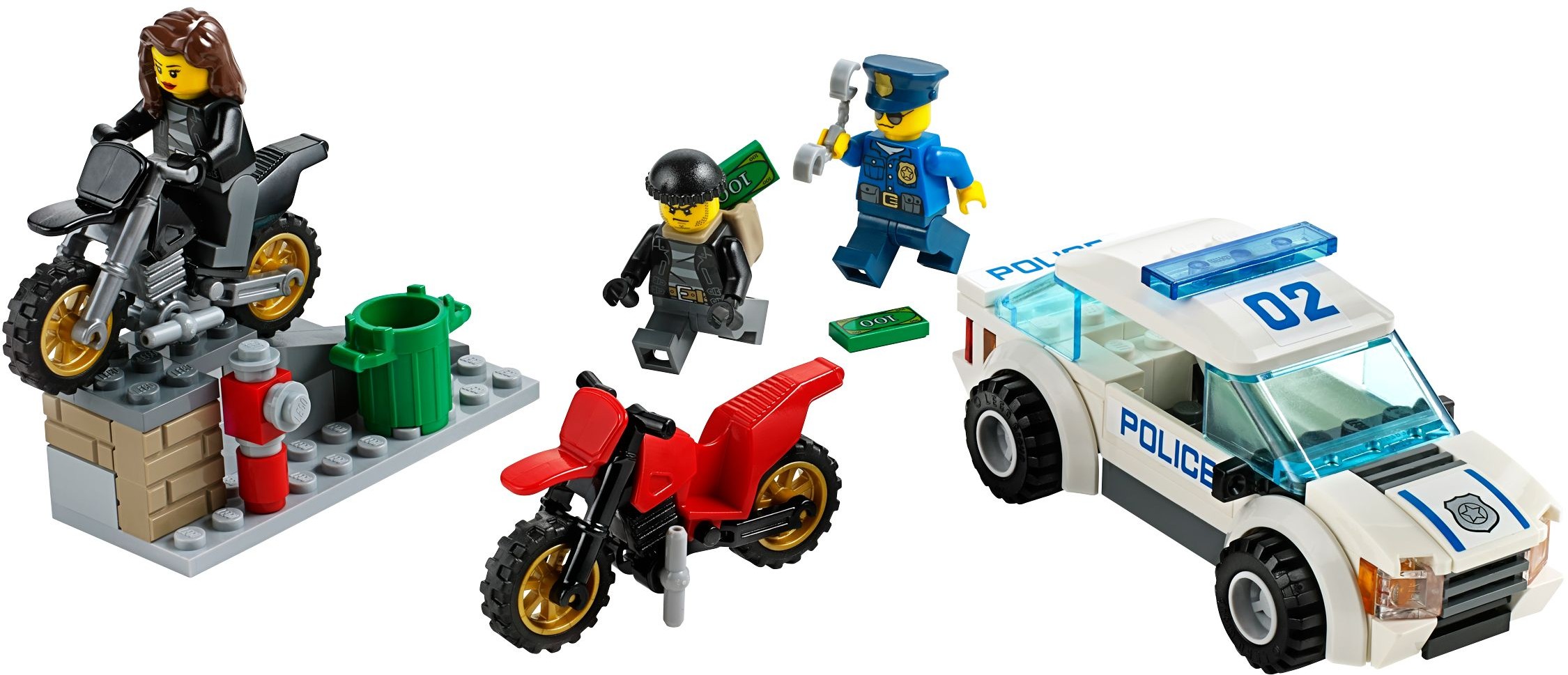 Lego police car online