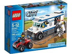 Конструктор LEGO (ЛЕГО) City 60043 Автомобиль для перевозки заключённых Prisoner Transporter