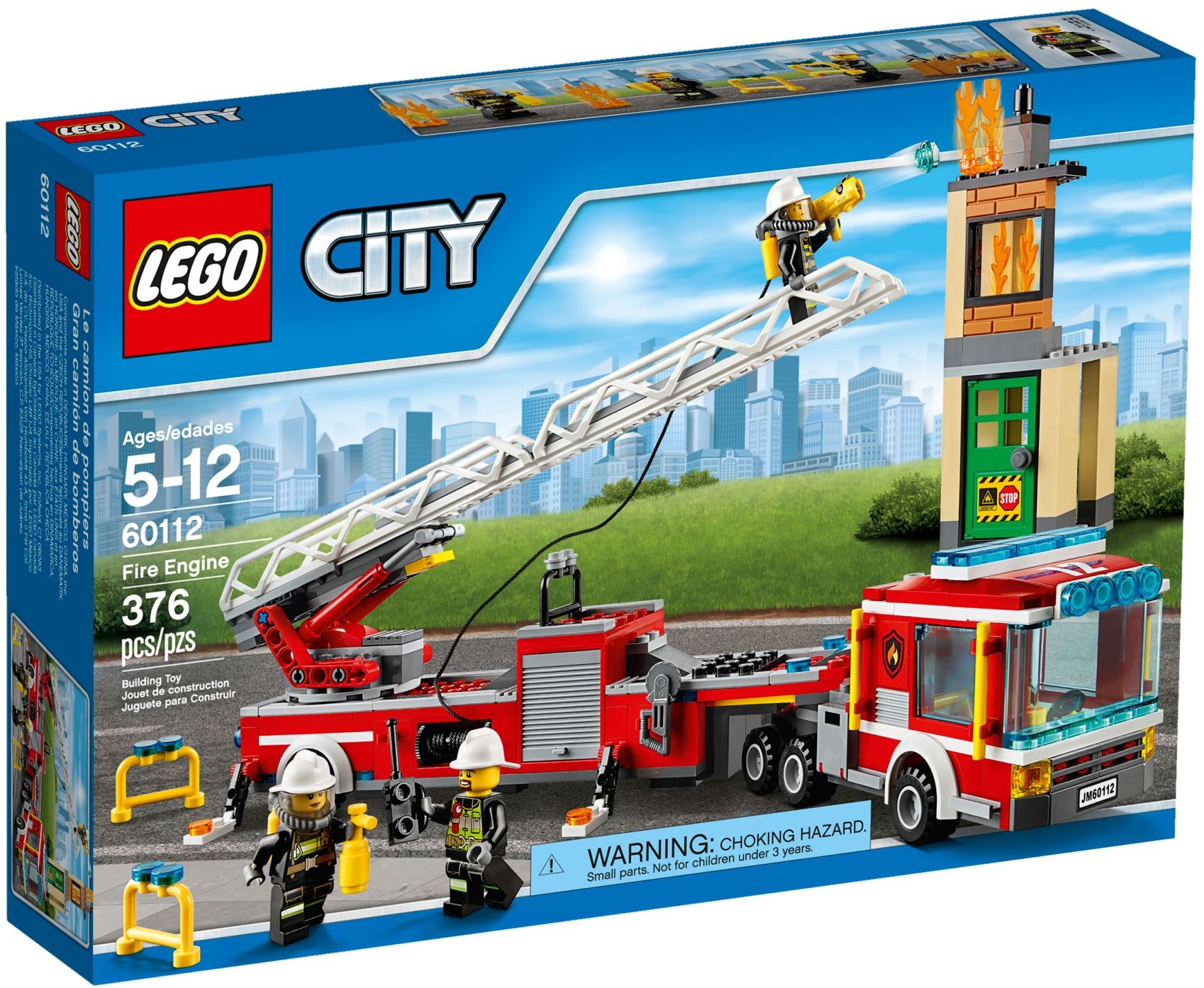 Пожарная машина Fire Engine номер 60112 из серии Сити / Город (City) Конструктор  LEGO (ЛЕГО)