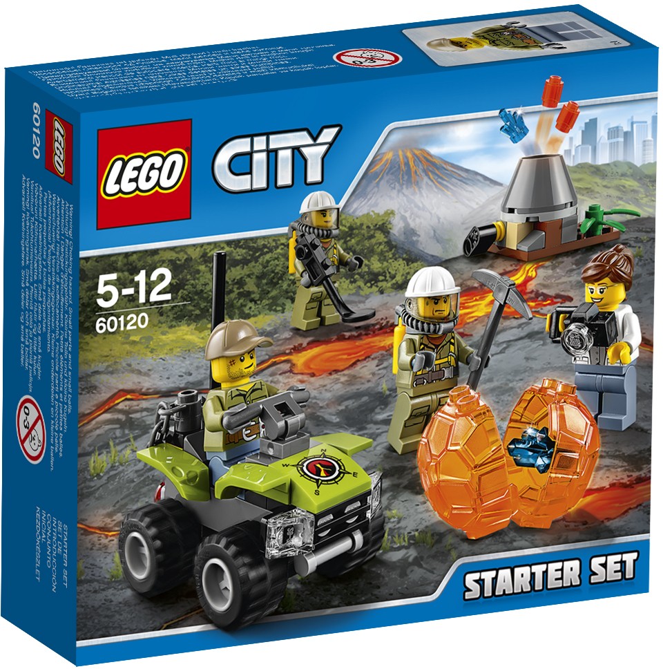 basic Disapproved Belongs LEGO® Volcano Starter Set (60120): all details