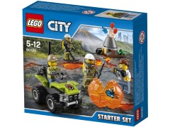 Конструктор LEGO (ЛЕГО) City 60120 Набор для начинающих «Исследователи вулканов» Volcano Starter Set