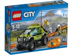 Конструктор LEGO (ЛЕГО) City 60121 Грузовик исследователей вулканов Volcano Exploration Truck