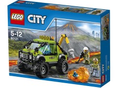 Конструктор LEGO (ЛЕГО) City 60121 Грузовик исследователей вулканов Volcano Exploration Truck
