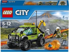 Конструктор LEGO (ЛЕГО) City 60121 Грузовик исследователей вулканов Volcano Exploration Truck