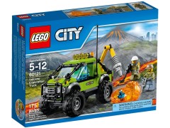 Конструктор LEGO (ЛЕГО) City 60121 Грузовик исследователей вулканов Volcano Exploration Truck