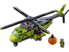 Конструктор LEGO (ЛЕГО) City 60123 Грузовой вертолёт исследователей вулканов Volcano Supply Helicopter