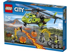 Конструктор LEGO (ЛЕГО) City 60123 Грузовой вертолёт исследователей вулканов Volcano Supply Helicopter