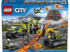 Конструктор LEGO (ЛЕГО) City 60124 База исследователей вулканов Volcano Exploration Base