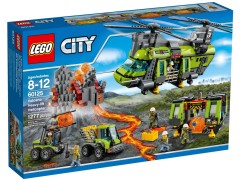 Конструктор LEGO (ЛЕГО) City 60125 Тяжёлый транспортный вертолёт «Вулкан» Volcano Heavy-Lift Helicopter