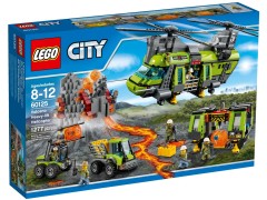 Конструктор LEGO (ЛЕГО) City 60125 Тяжёлый транспортный вертолёт «Вулкан» Volcano Heavy-Lift Helicopter