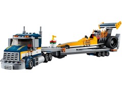 Конструктор LEGO (ЛЕГО) City 60151 Грузовик для перевозки драгстера Dragster Transporter