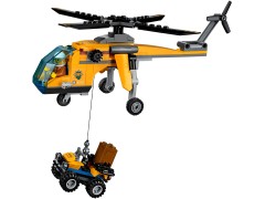 Конструктор LEGO (ЛЕГО) City 60158 Грузовой вертолёт исследователей джунглей Jungle Cargo Helicopter 
