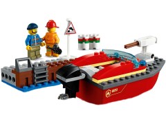 Конструктор LEGO (ЛЕГО) City 60213 Пожар в порту Dock Side Fire
