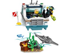 Конструктор LEGO (ЛЕГО) City 60221 Яхта для дайвинга  Diving Yacht