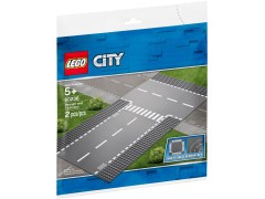 Конструктор LEGO (ЛЕГО) City 60236 Прямой и Т-образный перекресток Straight & T-Junction 