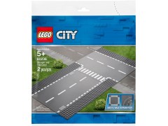 Конструктор LEGO (ЛЕГО) City 60236 Прямой и Т-образный перекресток Straight & T-Junction 