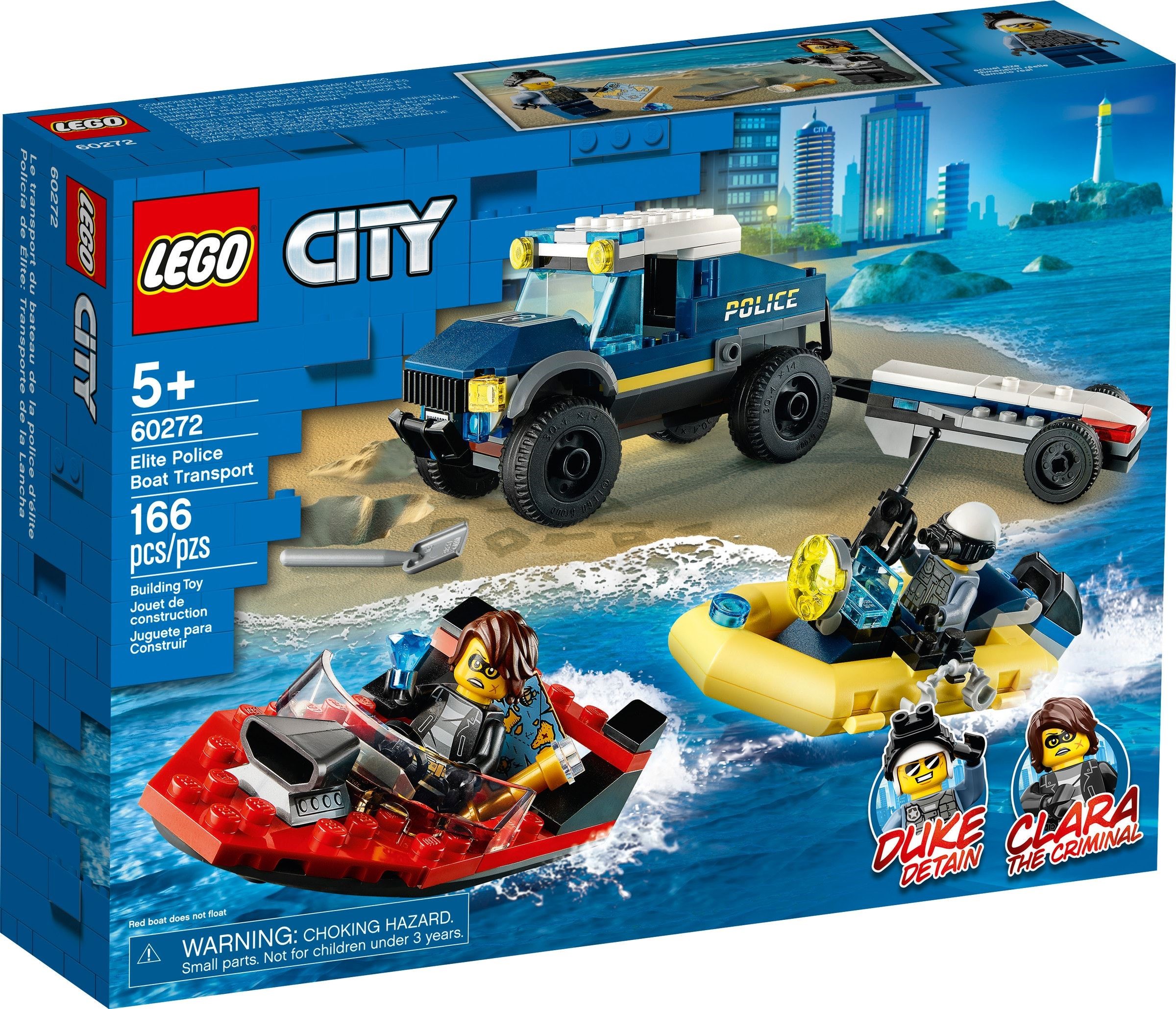 LEGO Elite Police Boat Transport set 60272