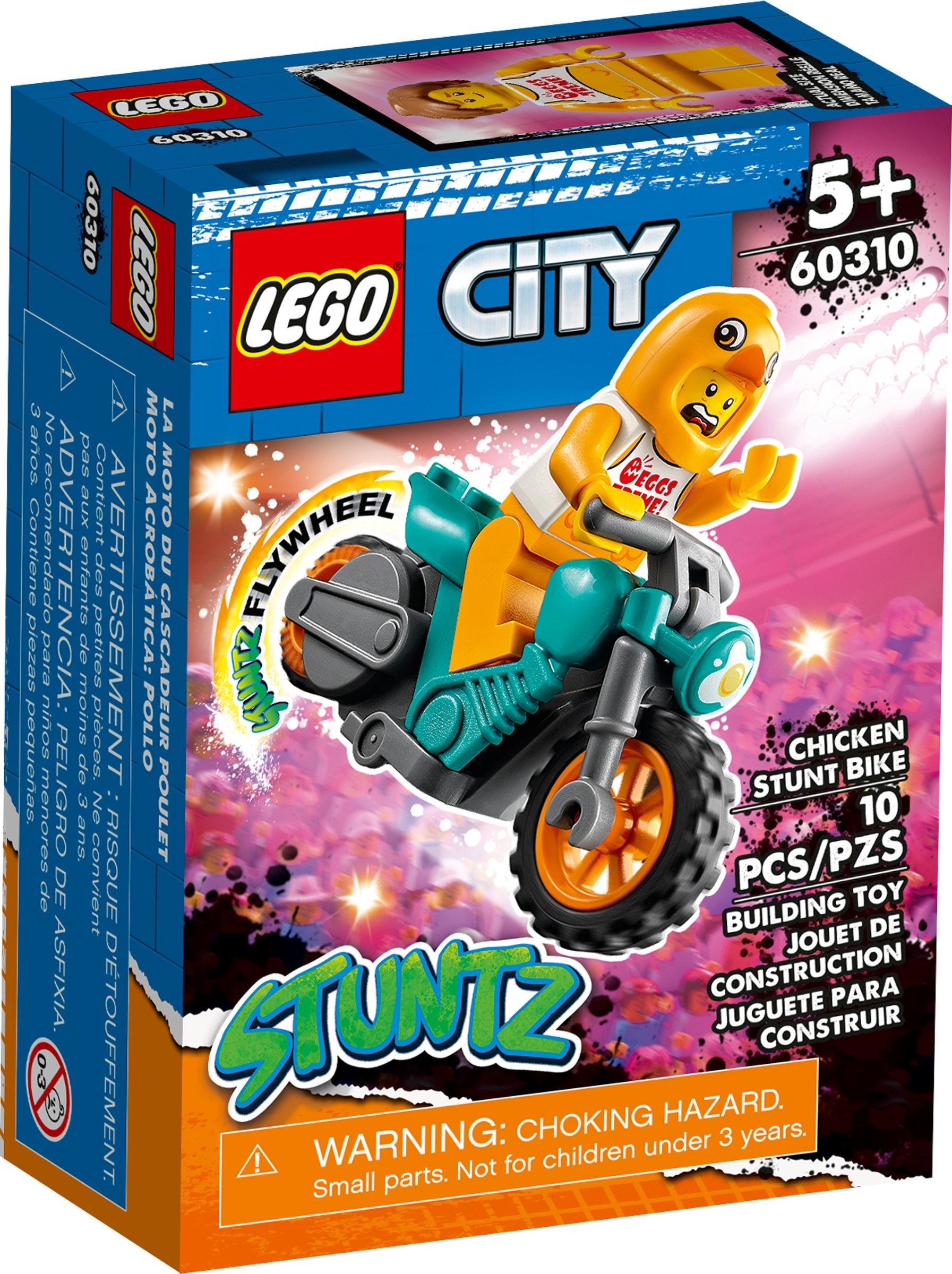 LEGO Chicken Stunt Bike set 60310