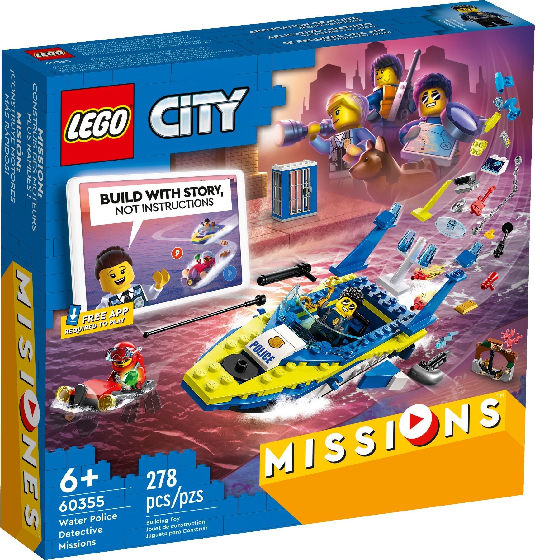 LEGO Water Police Detective Missions set 60355