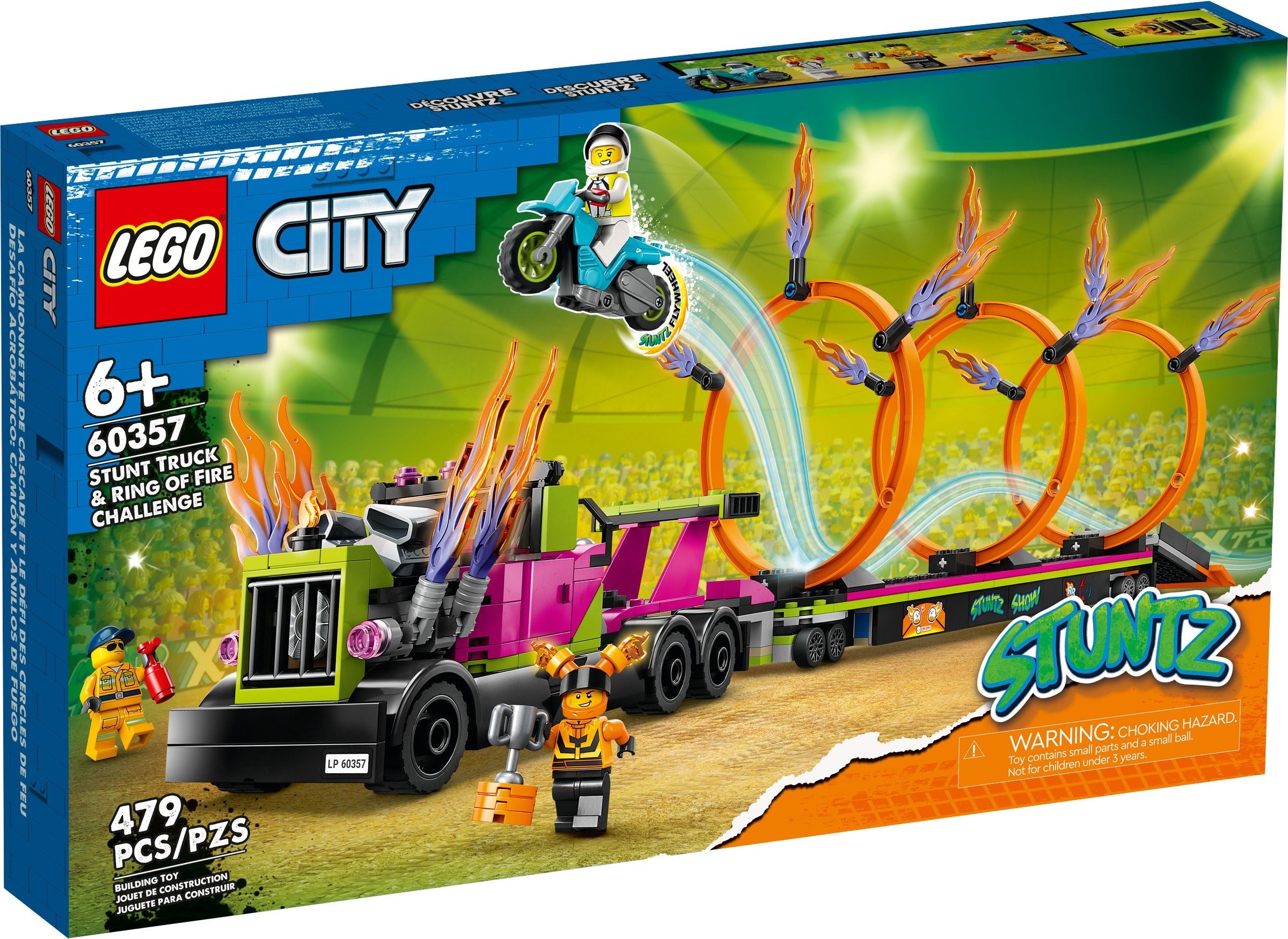 Stunt Truck & Ring of Fire Challenge LEGO-set afbeelding 2