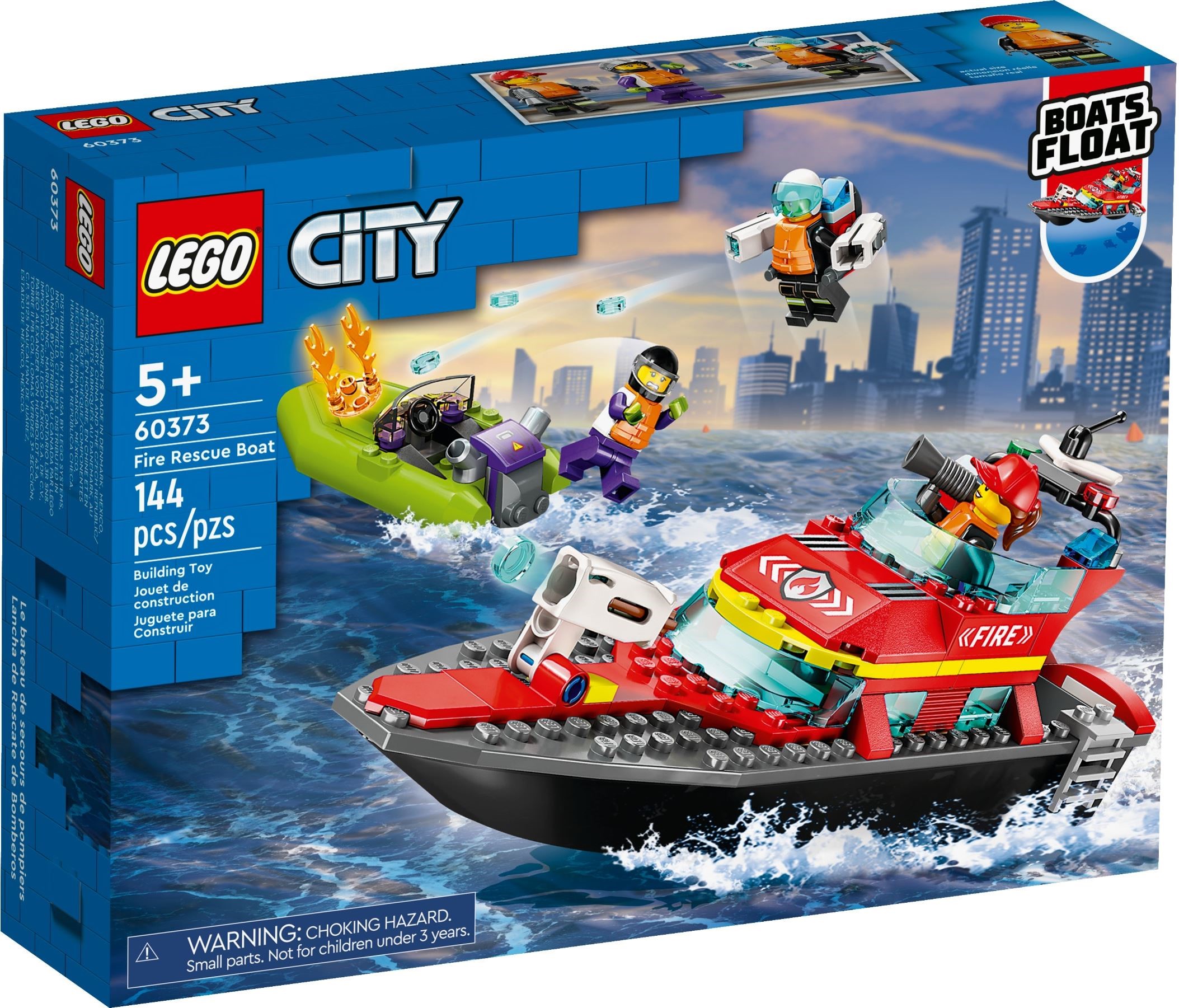 Reddingsboot Brand LEGO-set afbeelding 2