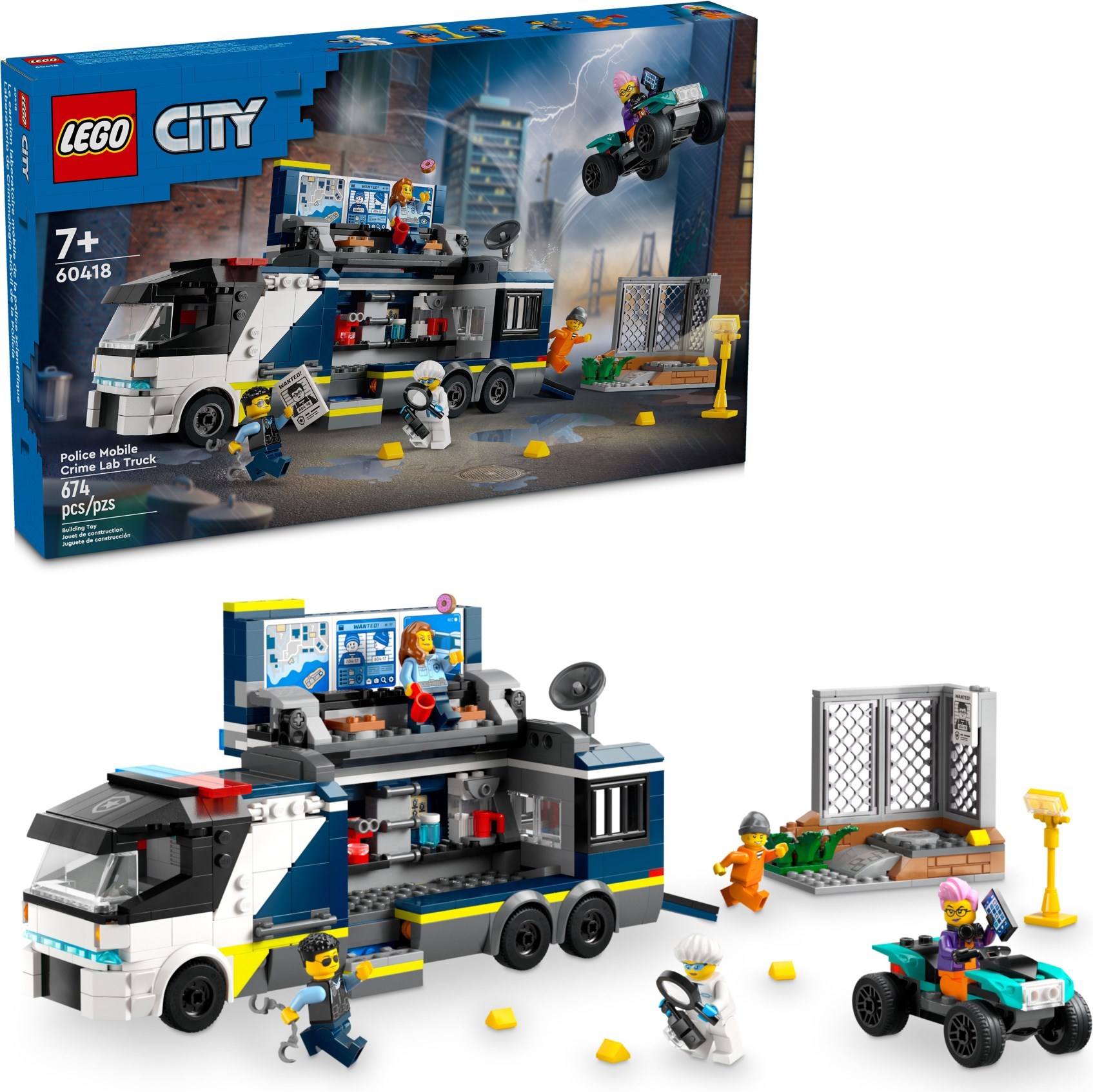 LEGO Police Mobile Crime Lab Truck set 60418