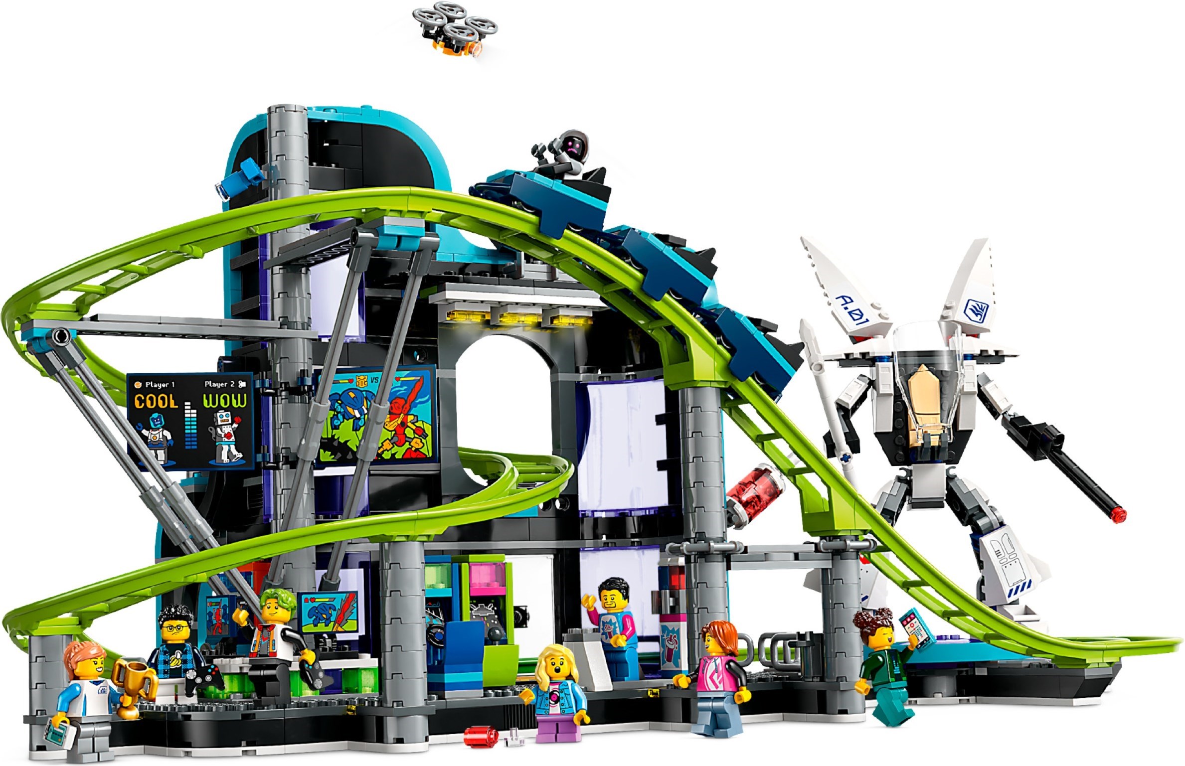 LEGO Robot World Roller-Coaster Park set 60421