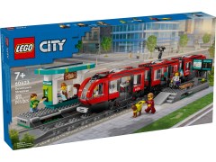 Stadstram en station LEGO-set afbeelding 2