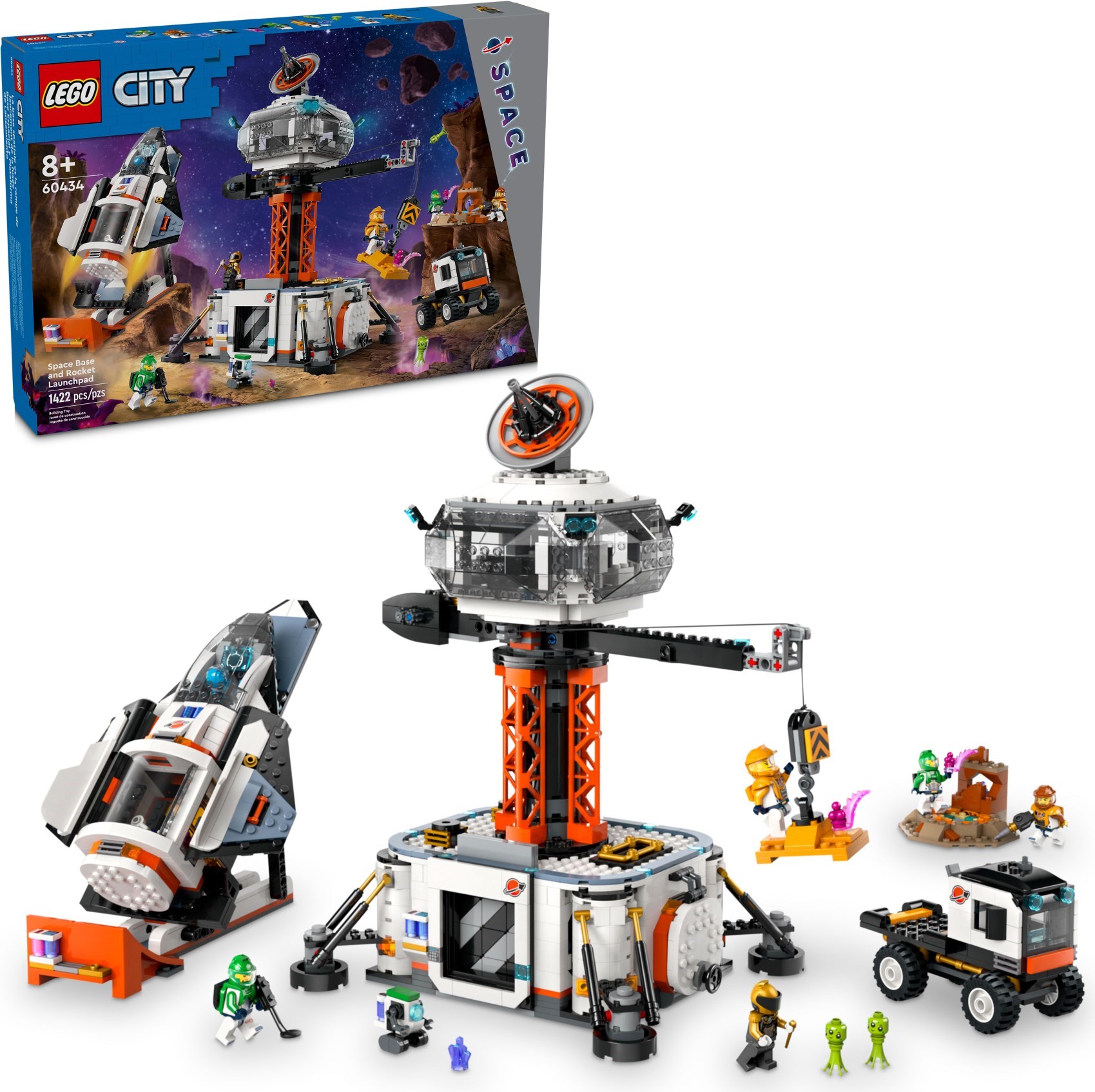 Space Base and Rocket Launchpad LEGO-set afbeelding 2