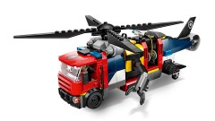 Helikopter, brandweerauto en onderzeeër remix LEGO-set afbeelding 6