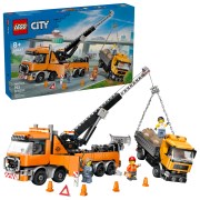 Zware sleepwagen met kraan LEGO-set afbeelding 3