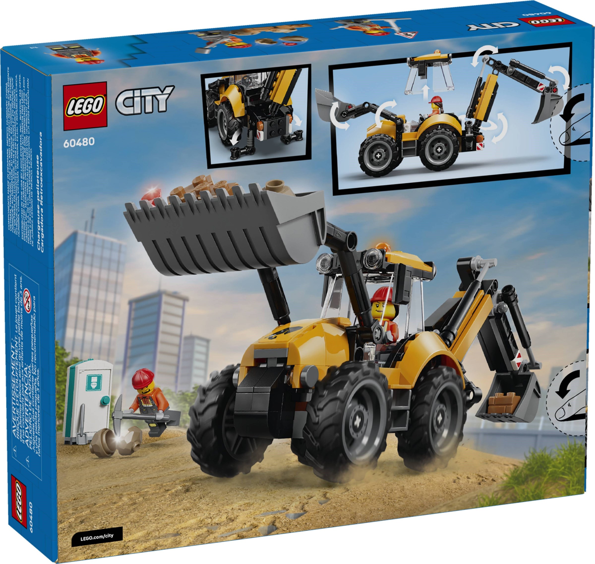 Gele graaflaadmachine LEGO-set afbeelding 2