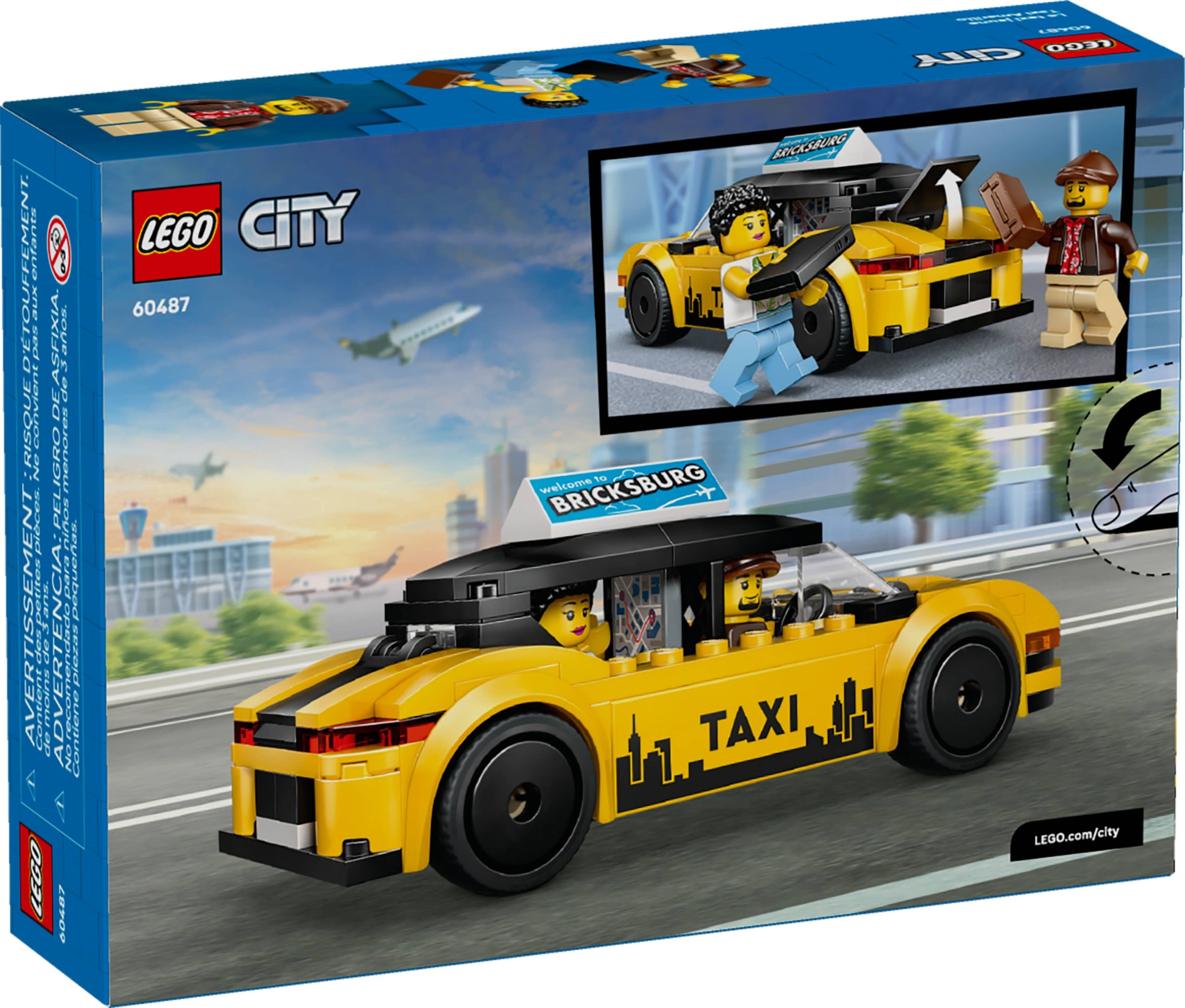 Gele taxi LEGO-set afbeelding 2