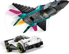 Straalvliegtuig vs. sportauto LEGO-set afbeelding 4
