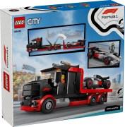 F1 displaytruck met Audi F1 racewagen LEGO-set afbeelding 4