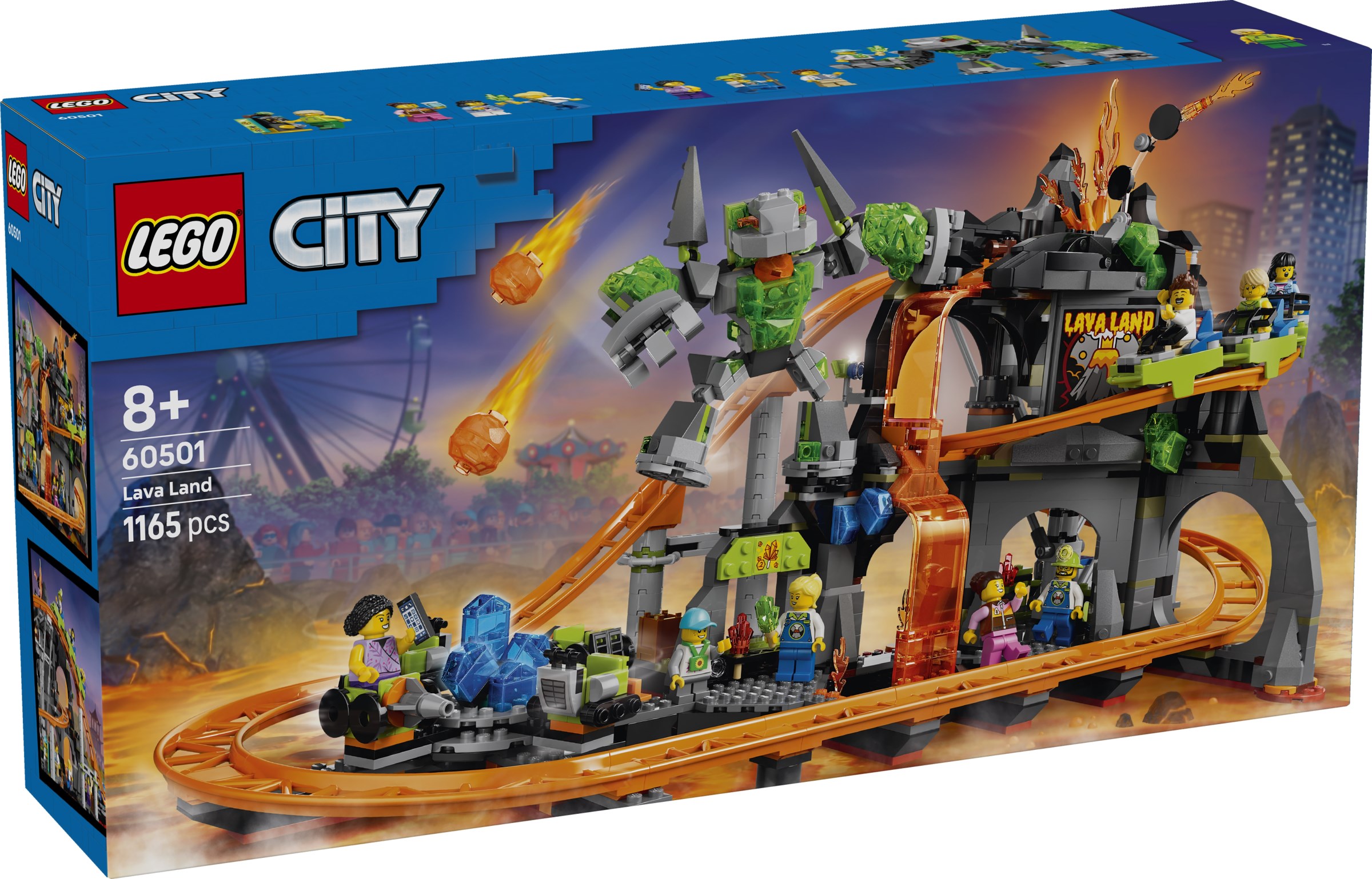 Lava Land achtbaanpark LEGO-set afbeelding 2