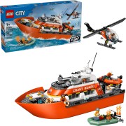 Kustwacht reddingsboot met helikopter LEGO-set afbeelding 3