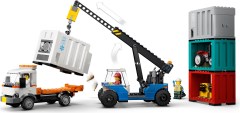 Containertrein met kraan en vrachtwagen LEGO-set afbeelding 9