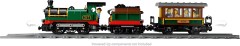 Vintage stoomtrein LEGO-set afbeelding 8