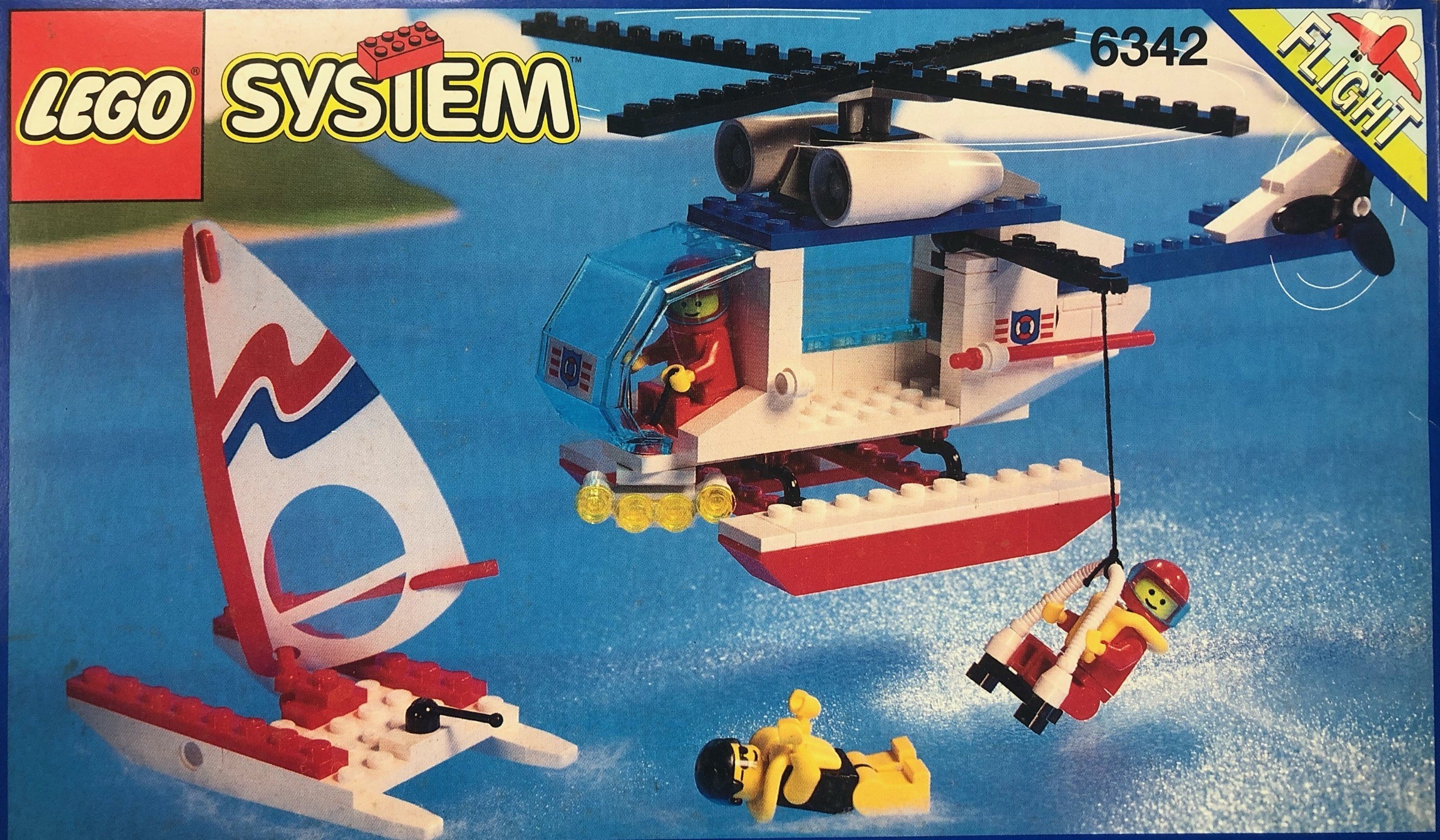 LEGO Beach Rescue Chopper set 6342